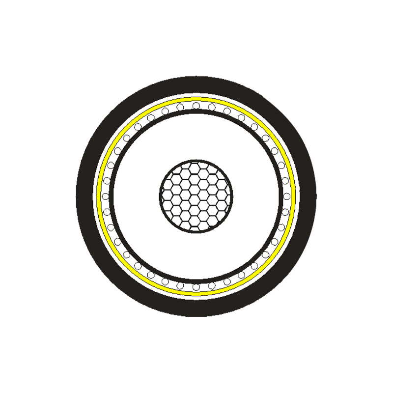 Câble d'alimentation isolé XLPE pour tension nominale 3,6/6kV -26/35kV