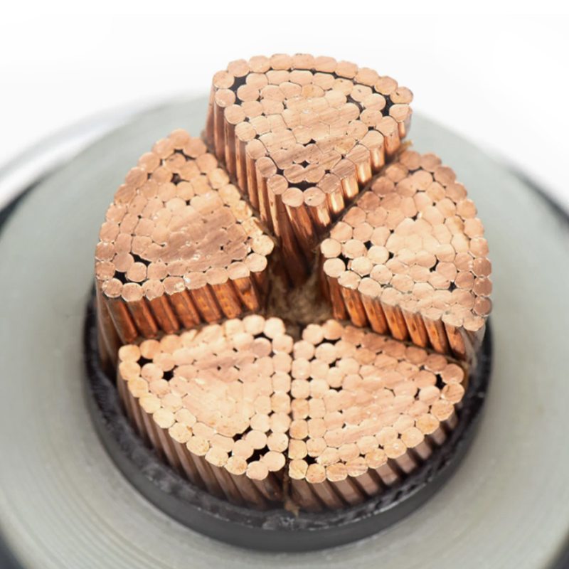 Gaine en aluminium ondulée de câble d'isolation de XLPE pour la tension évaluée de 290/500kV