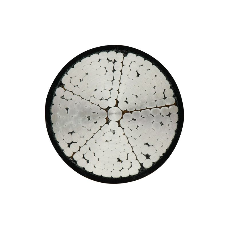 Câble d'alimentation isolé XLPE pour tension nominale 3,6/6kV -26/35kV